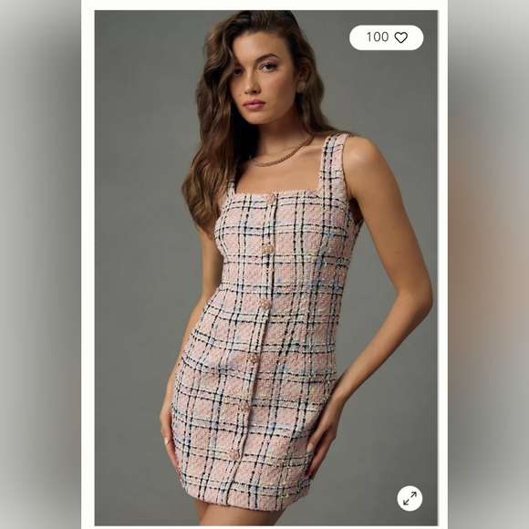 Endless Rose tweed dress - Picture 4 of 4